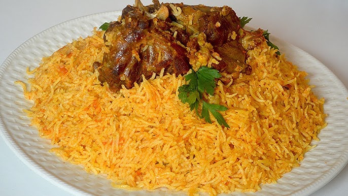 وجبة لحم مع ارز