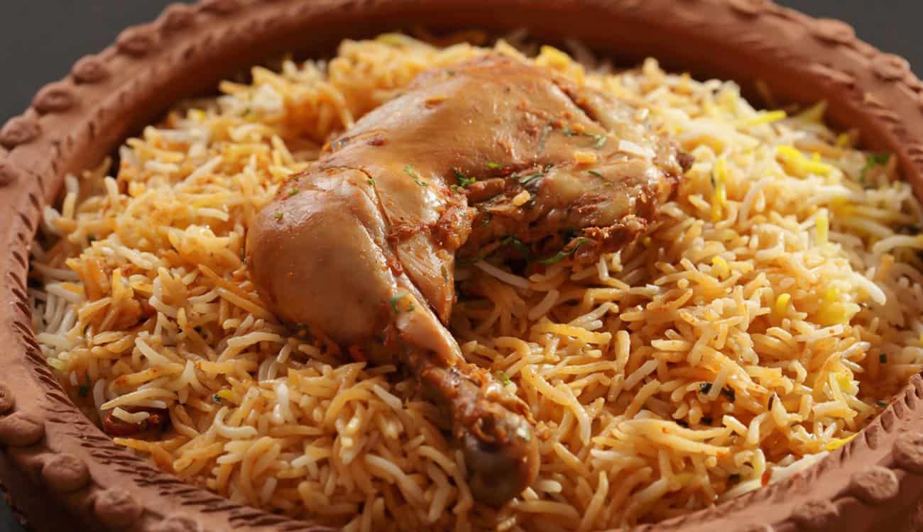 ربع دجاج مضغوط مع الارز