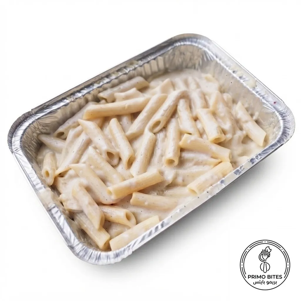 مكرونة بالصوص الابيض
