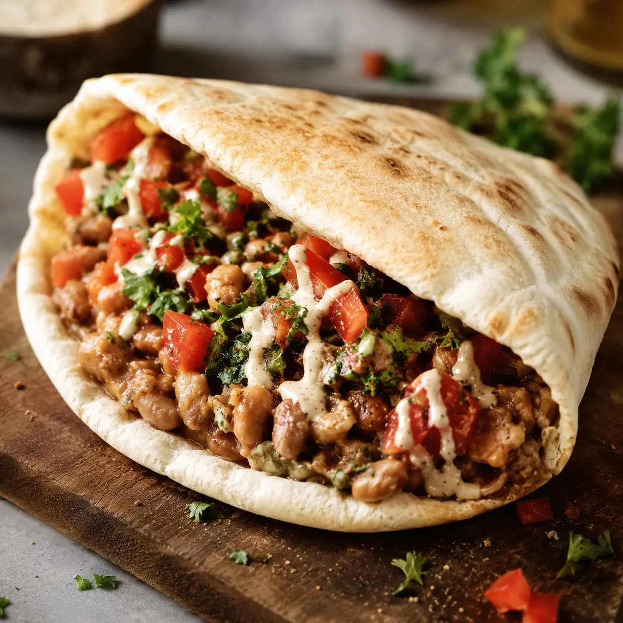 سندوتش فاصوليا