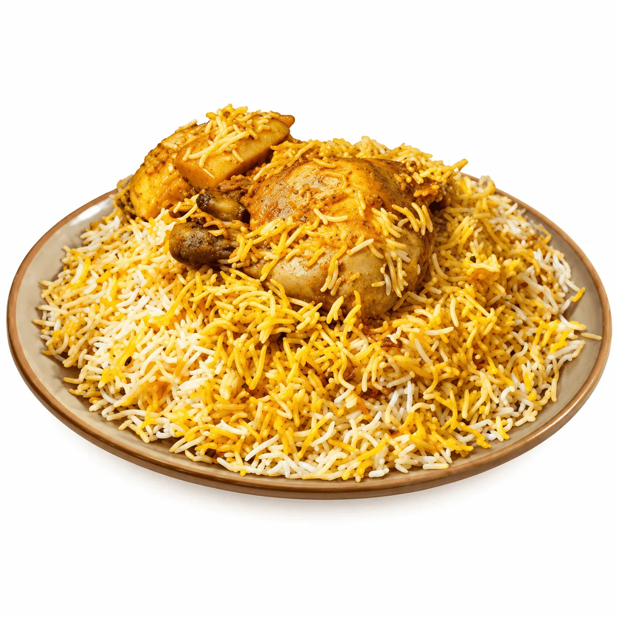 كبسة دجاج مع الارز