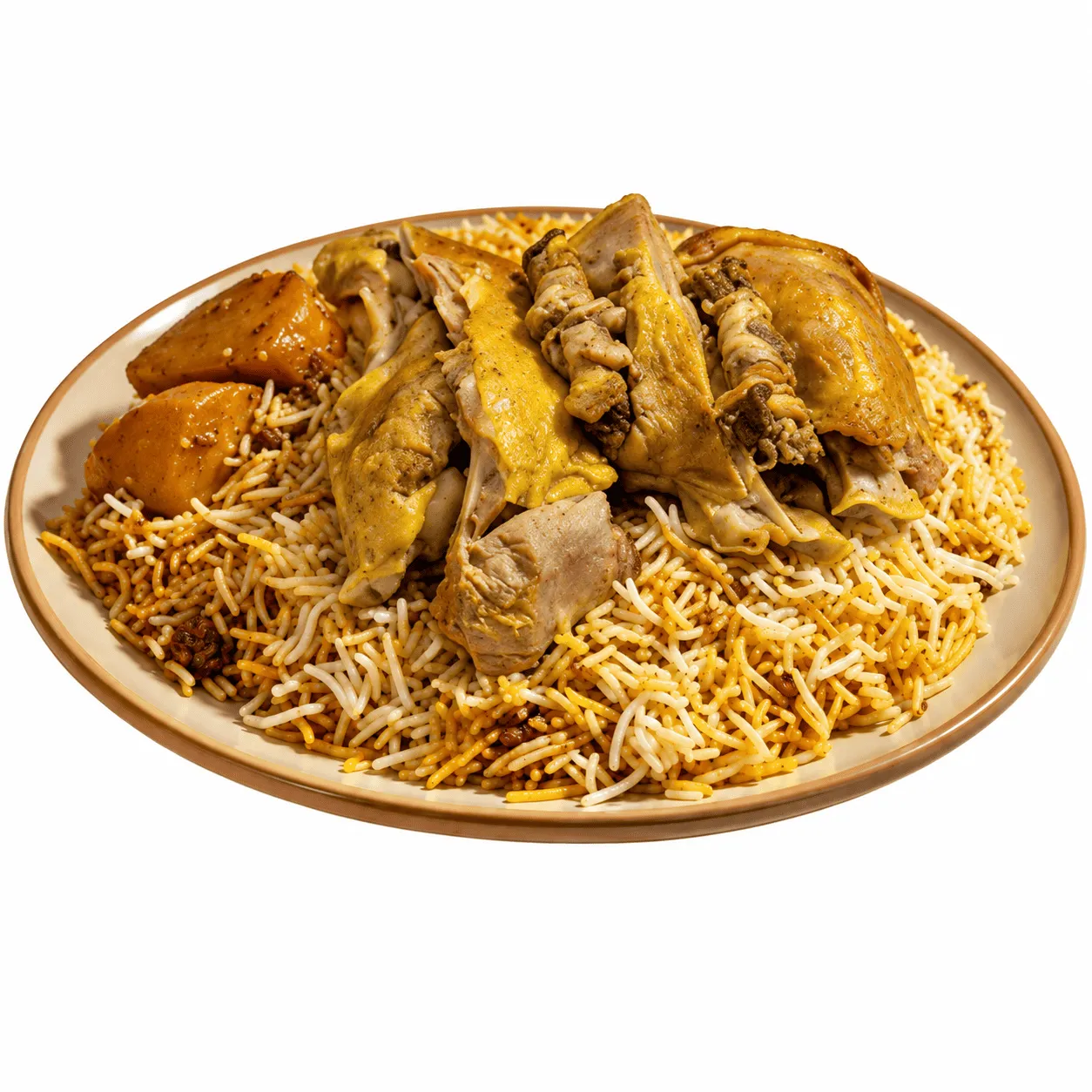 مندي لحم مع الارز