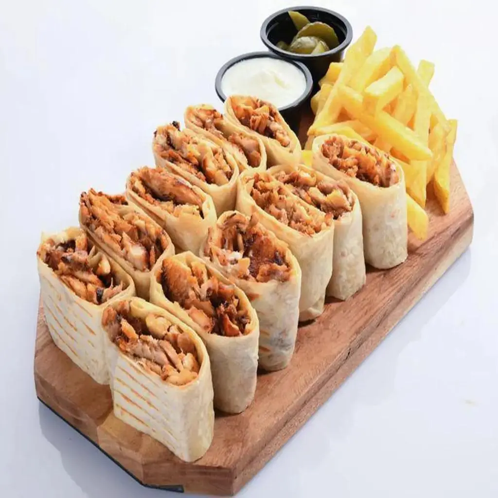 صحن شاورما عربي 